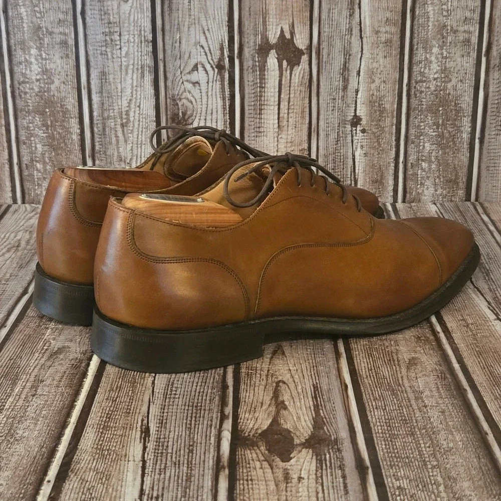 Sz 8 F UK/ 9 D US Mens Church's Sheldon Brown Leather Cap Toe‎ Oxford Shoes EUC